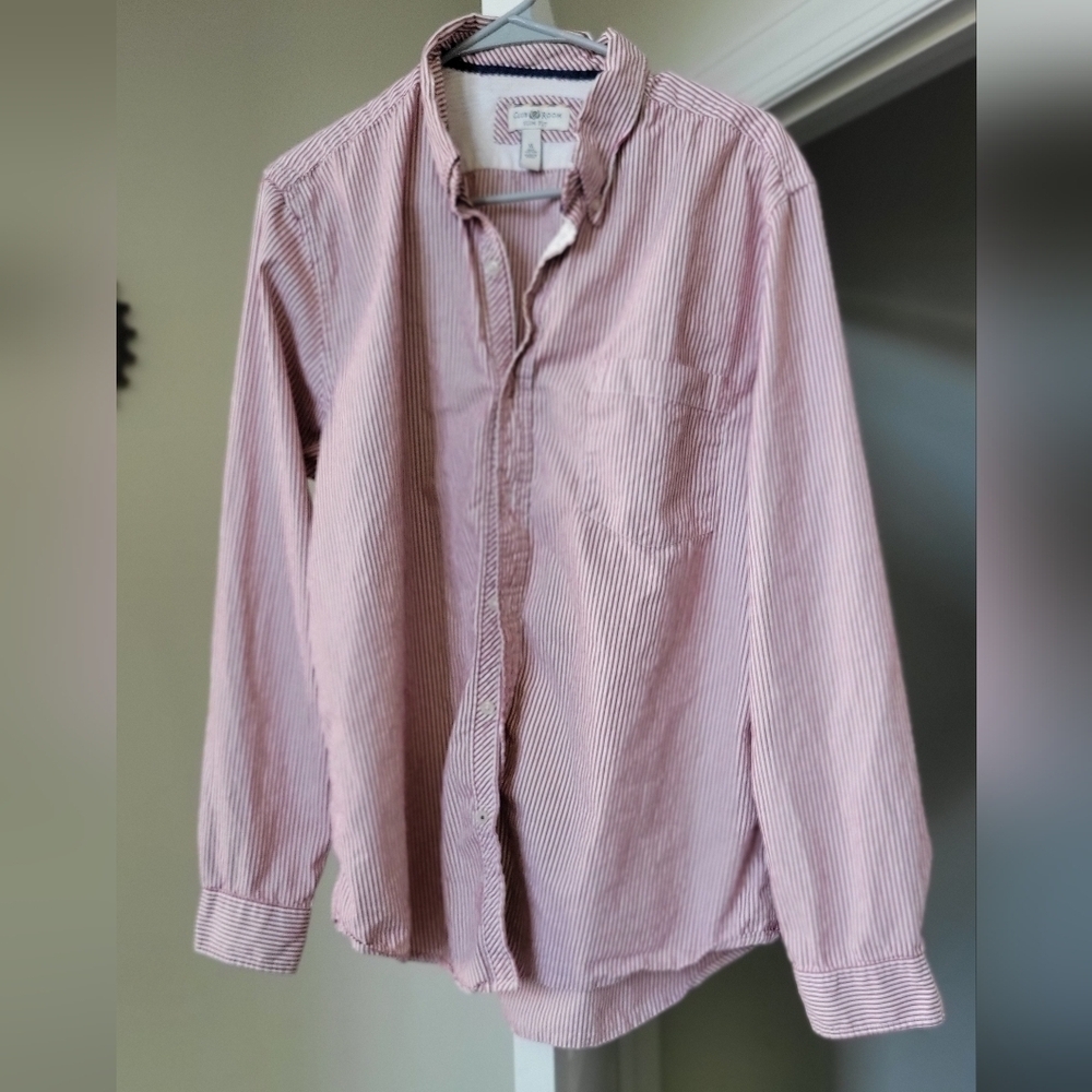 Club Room Slim Fit XL Red and White